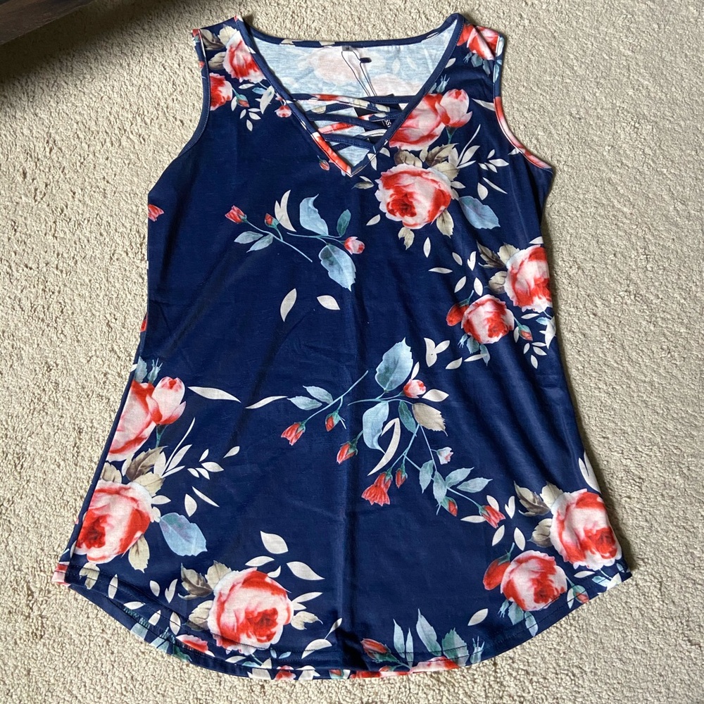 Floral Tank Top
